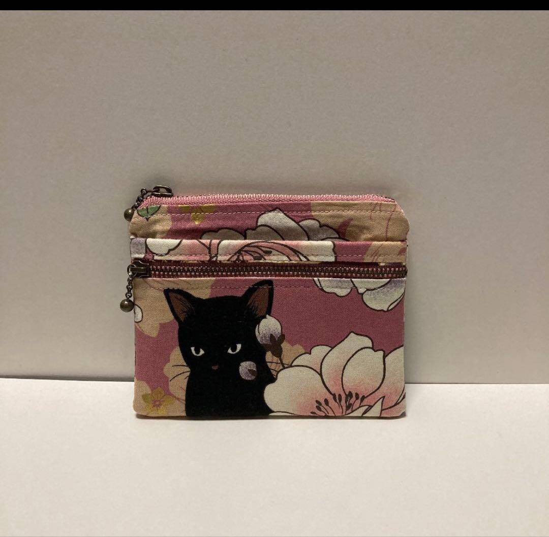 ハンドメイド　多機能長財布
