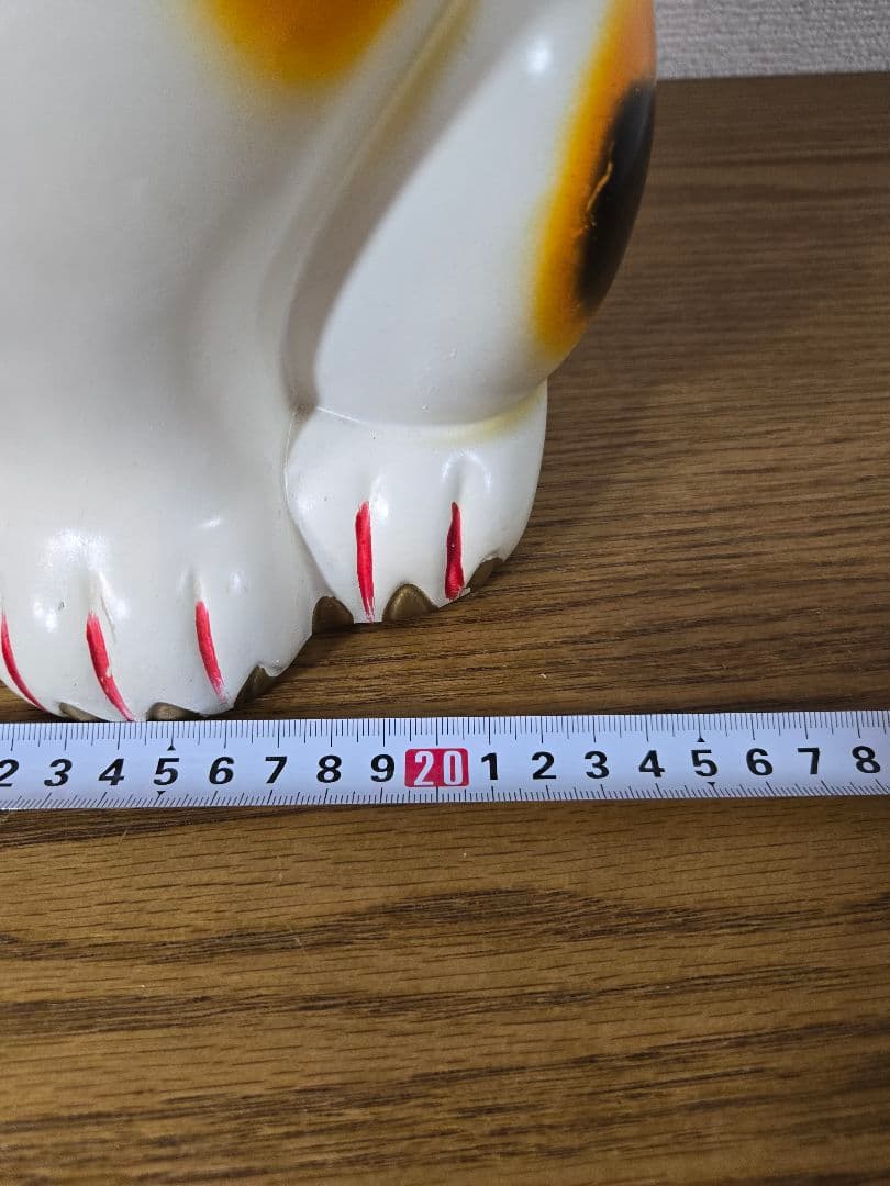 白猫　招き猫　まねきねこ　貯金箱　最終値下げ