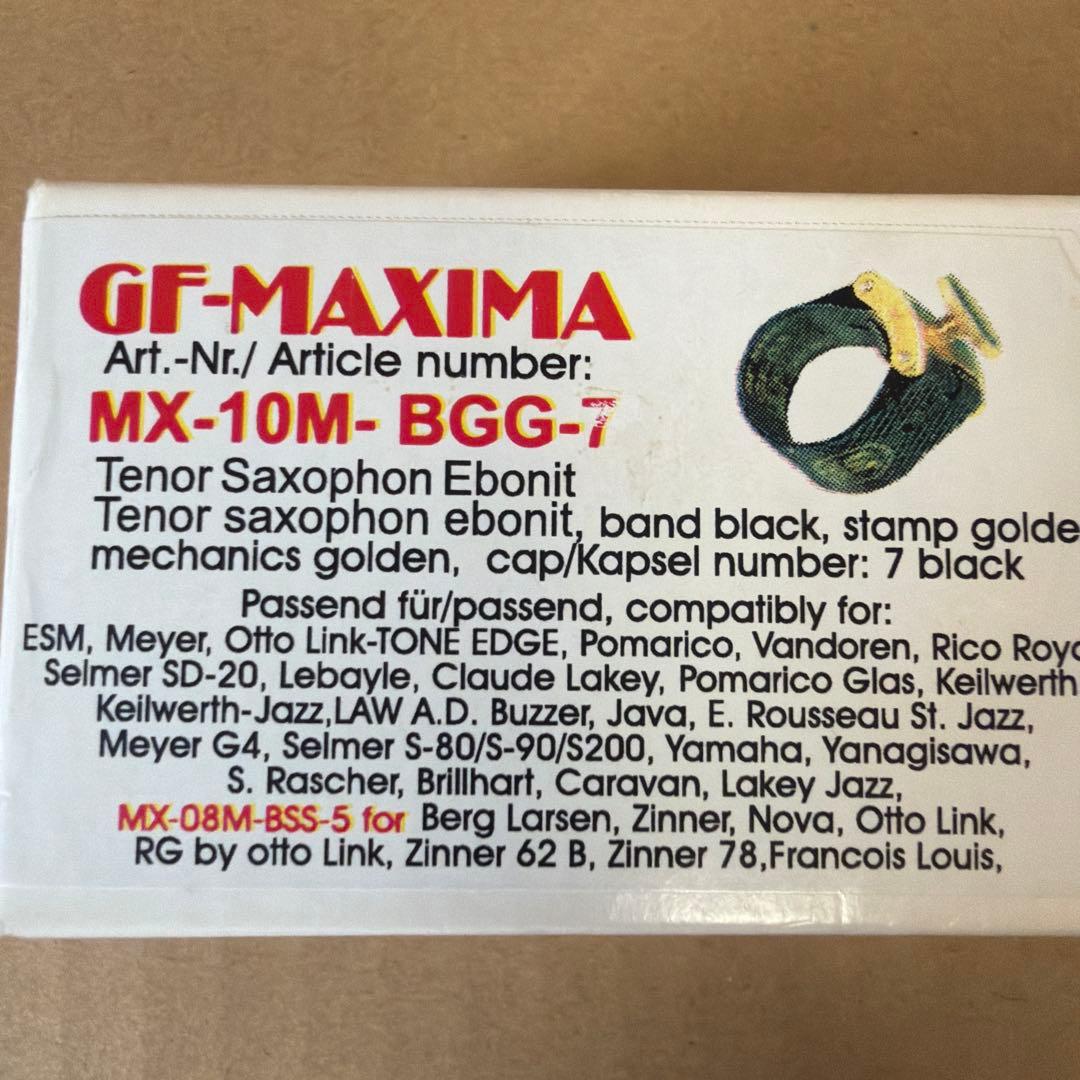 テナーサックス 用リガチャー　GF-MAXIMA MX-10M-BGG-7