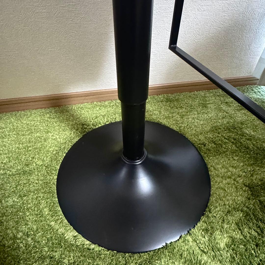 宮武製作所 バーチェア ブラウン 椅子 カウンターチェア 足置付 おしゃれ 良品