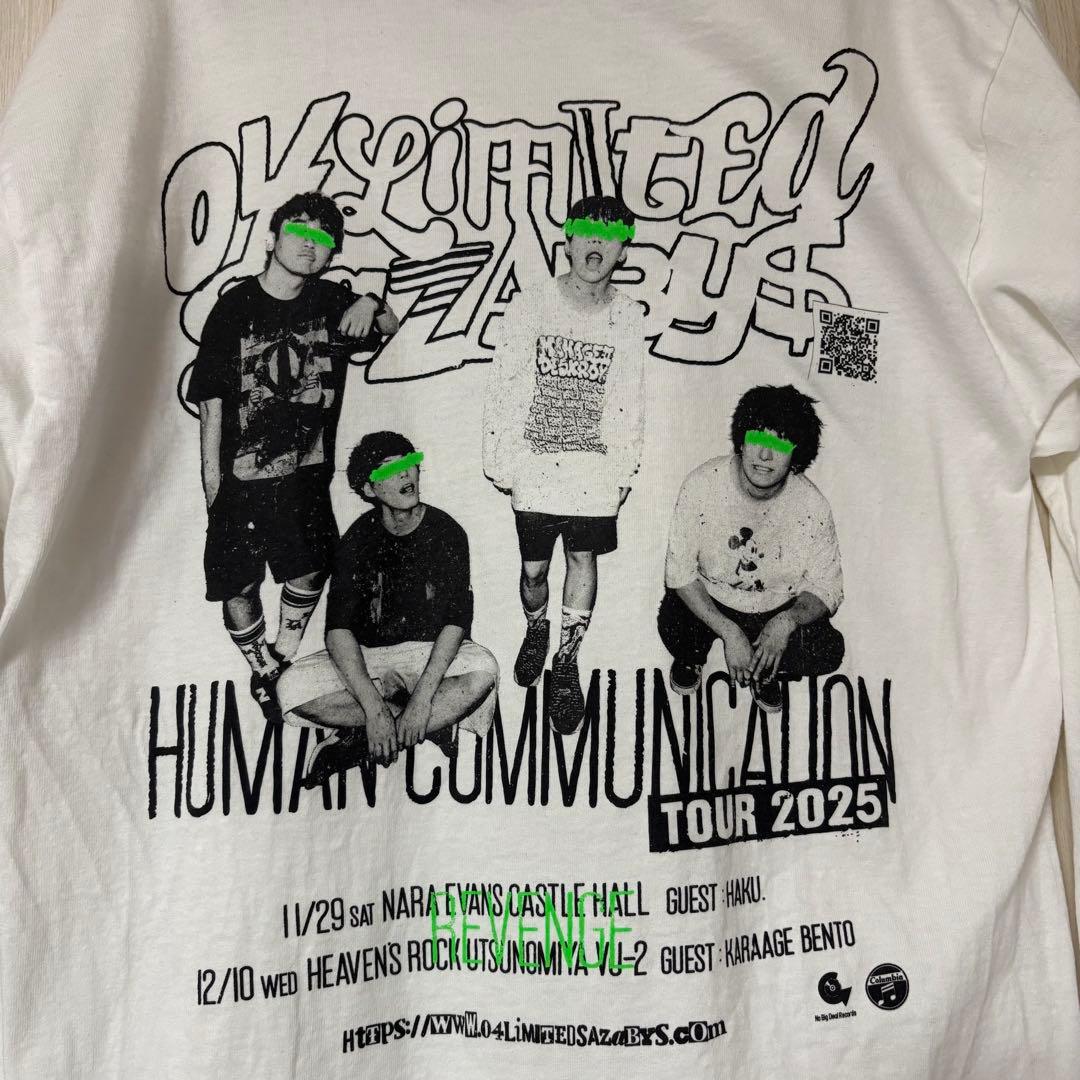 04 Limited Sazabys フォーリミ ロンT ヒューマンツアー M