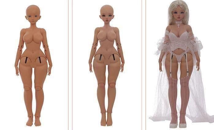 AX9 BJD 1/4 ドール本体 Anthea　球体関節人形 ハンドメイド