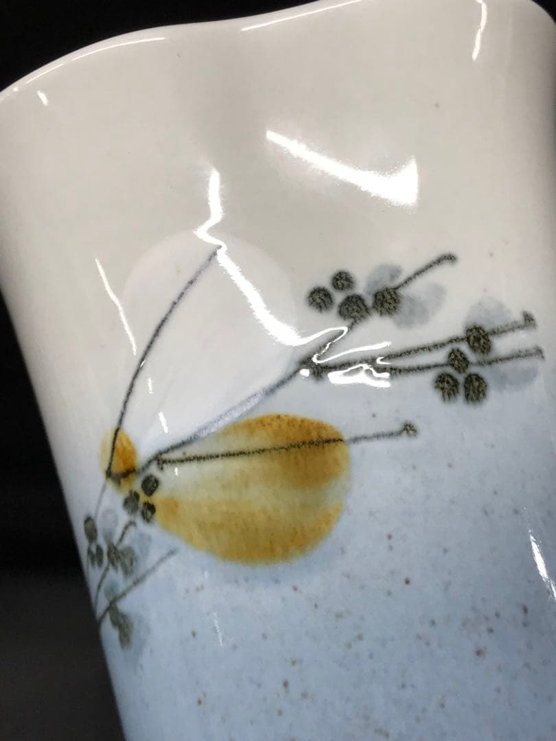 【美品】  FAJANCE デンマーク製　花瓶