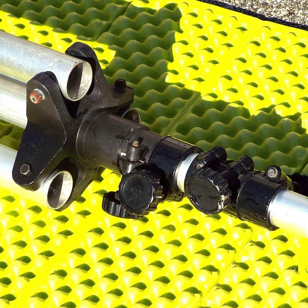 OHASHI_PA用スピーカースタンド_1870mm_アルミ_白_2本セット