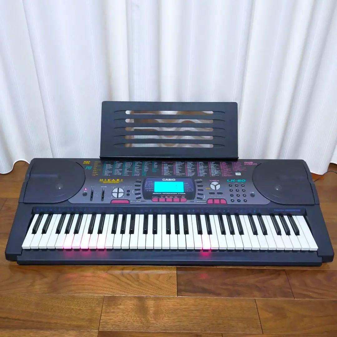 CASIO LK-60 電子キーボード・電子ピアノ
