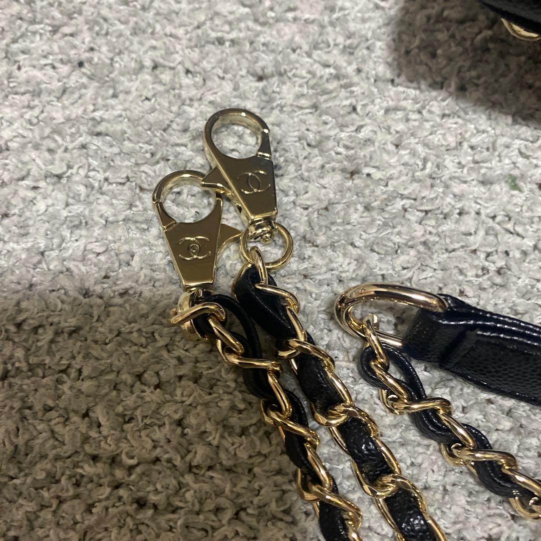 CHANEL ブラック キルティングバッグ　ノベルティ