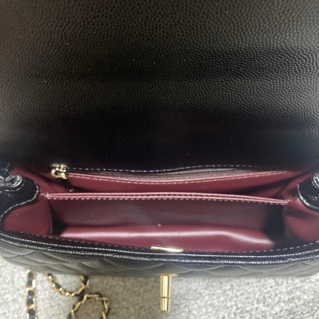 CHANEL ブラック キルティングバッグ　ノベルティ