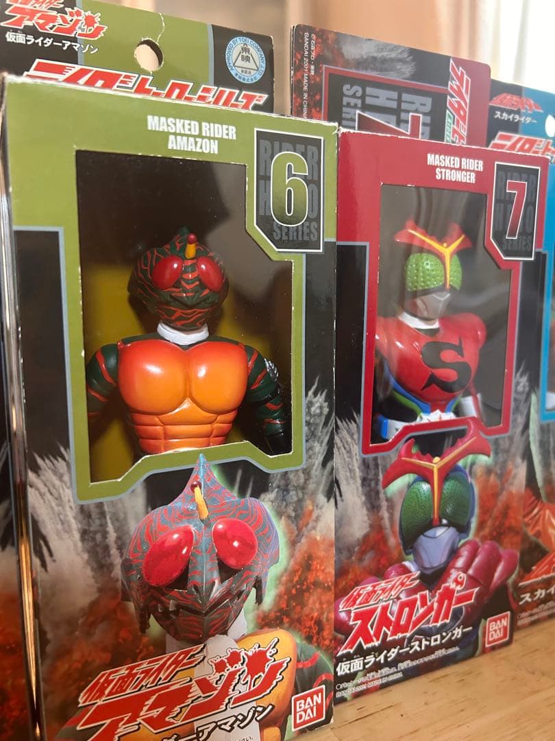 仮面ライダー　昭和　ソフビ　ほぼ新品　超美品
