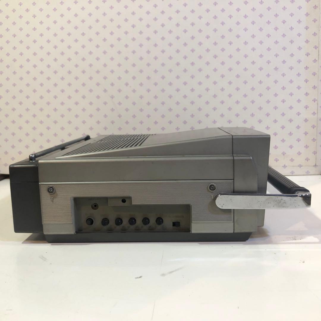 National TH6-X30 ブラウン管TV付 ラジカセ 簡易動作確認済み