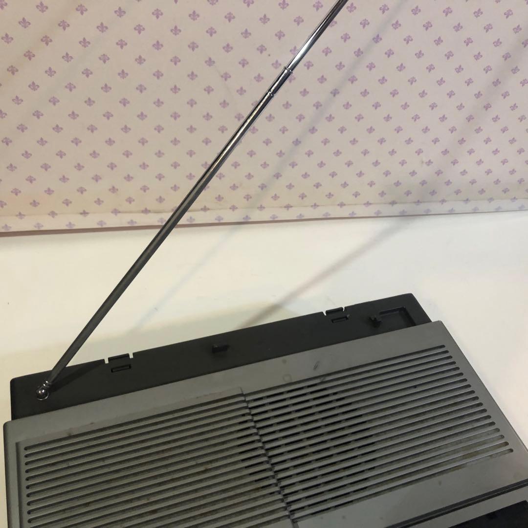 National TH6-X30 ブラウン管TV付 ラジカセ 簡易動作確認済み