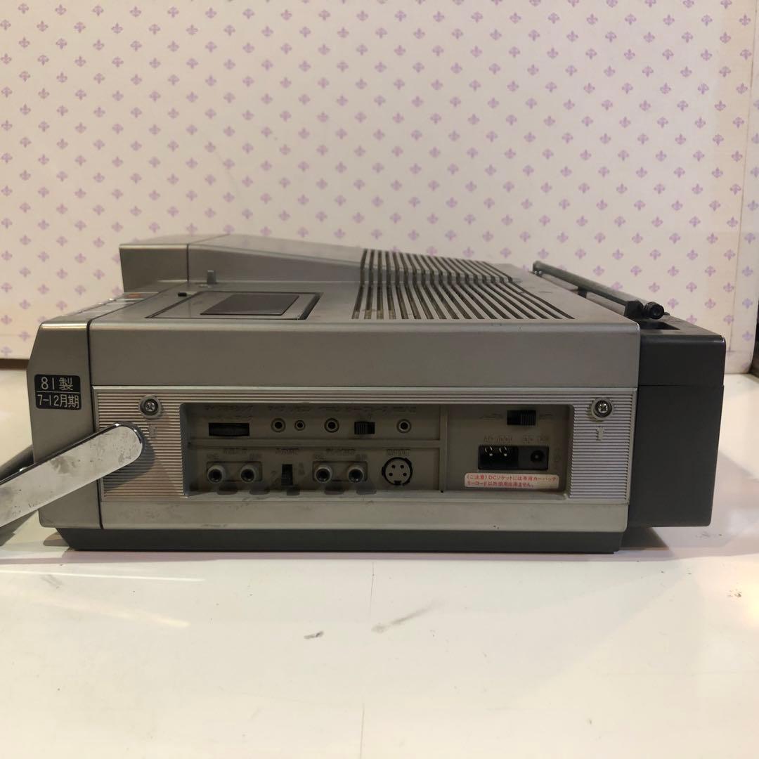 National TH6-X30 ブラウン管TV付 ラジカセ 簡易動作確認済み