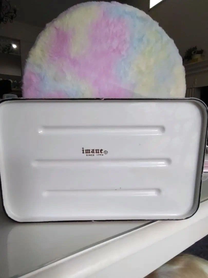 美品 イマン imane プリンセスローズ ミディ ホーロー 缶 ヴィンテージ