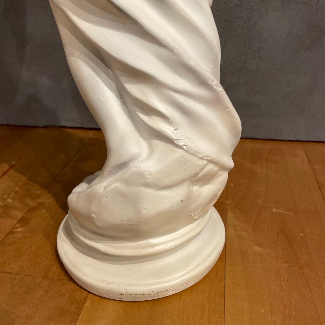 石膏像 水の精 ホワイト陶器製女性像 約65.5cm