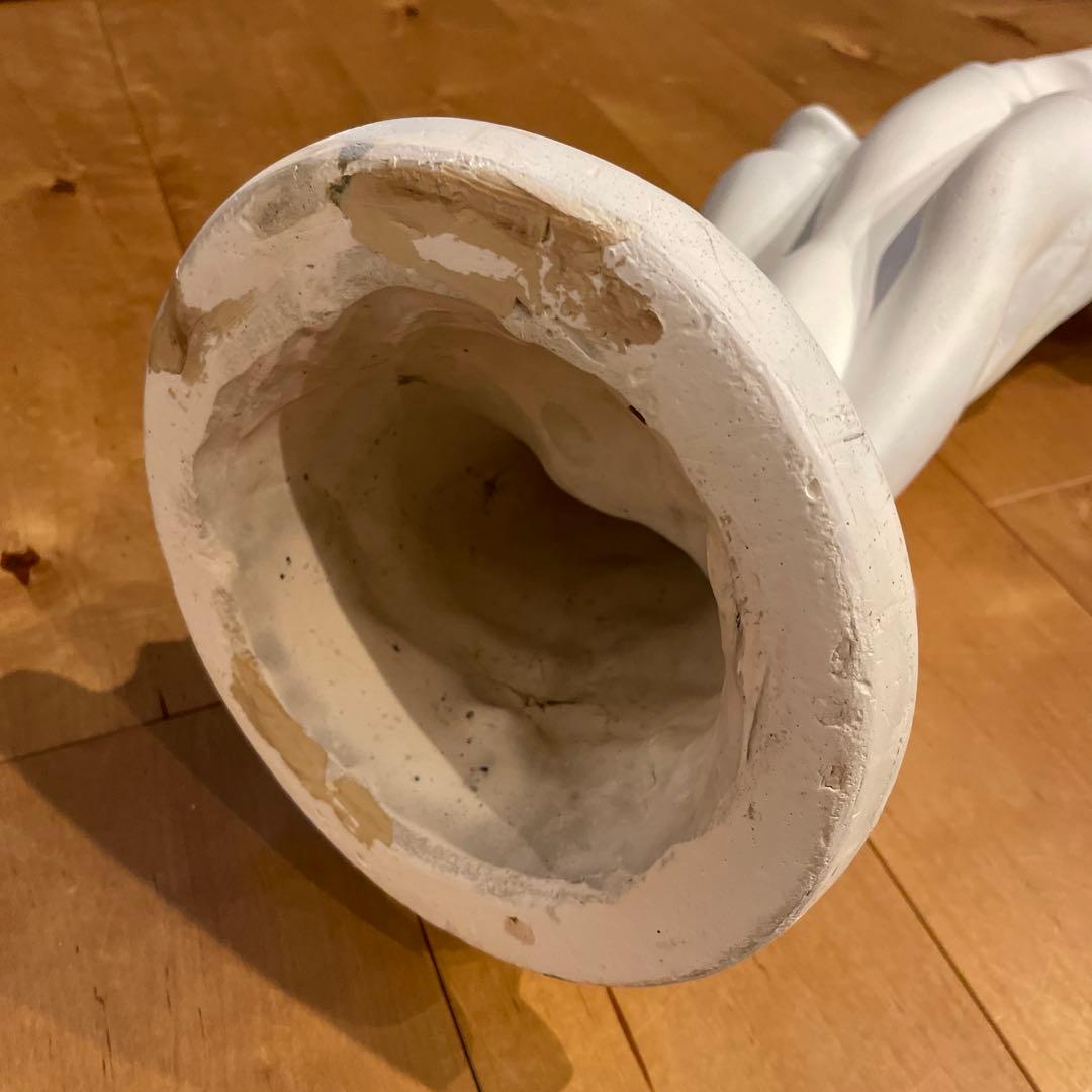 石膏像 水の精 ホワイト陶器製女性像 約65.5cm