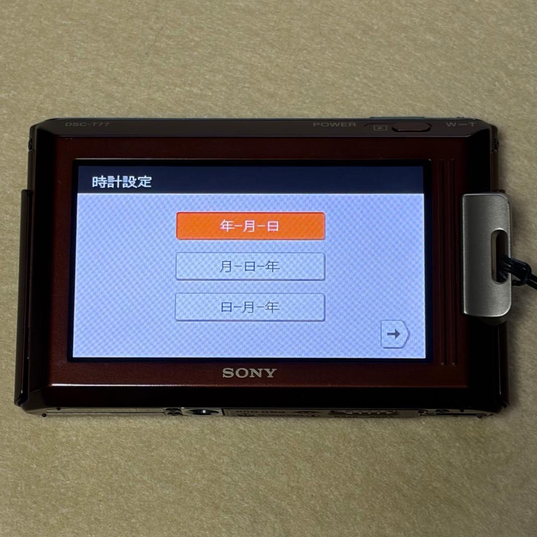 SONY Cyber-shot DSC-T77 ブラウン