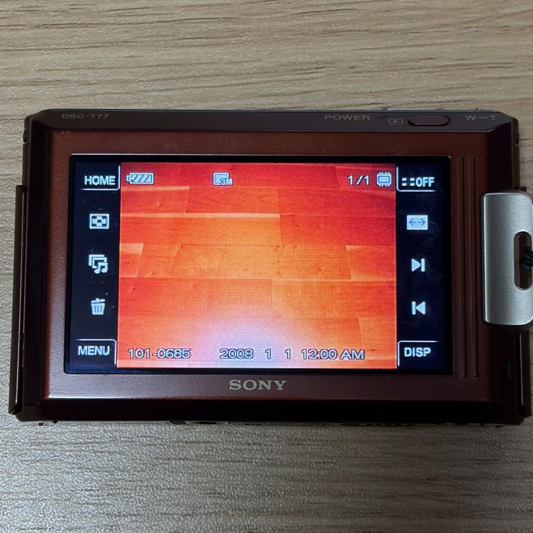 SONY Cyber-shot DSC-T77 ブラウン