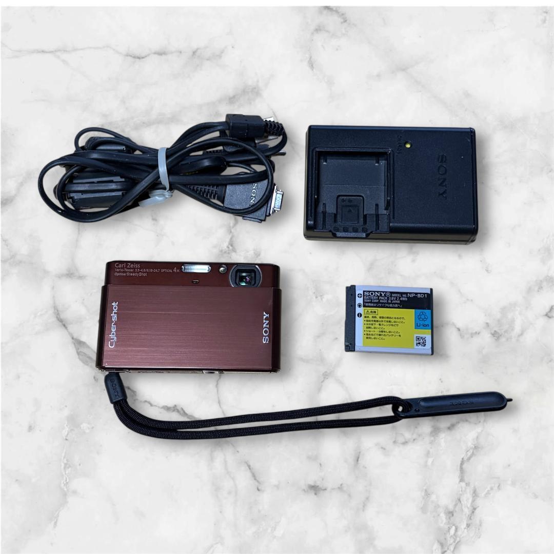 SONY Cyber-shot DSC-T77 ブラウン