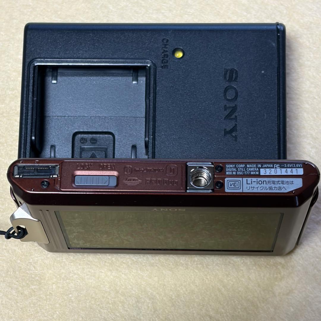 SONY Cyber-shot DSC-T77 ブラウン