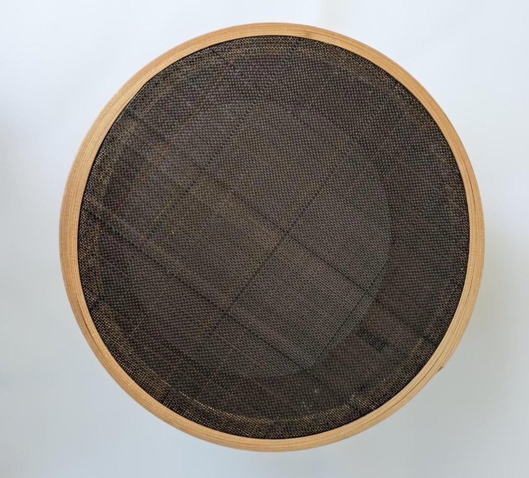 木製馬毛3本裏ごし器