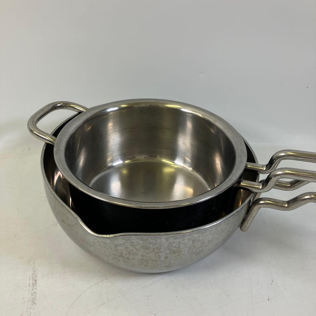 GEO PRODUCT ジオプロダクト 雪平鍋 18cm ミルクパン 14cm