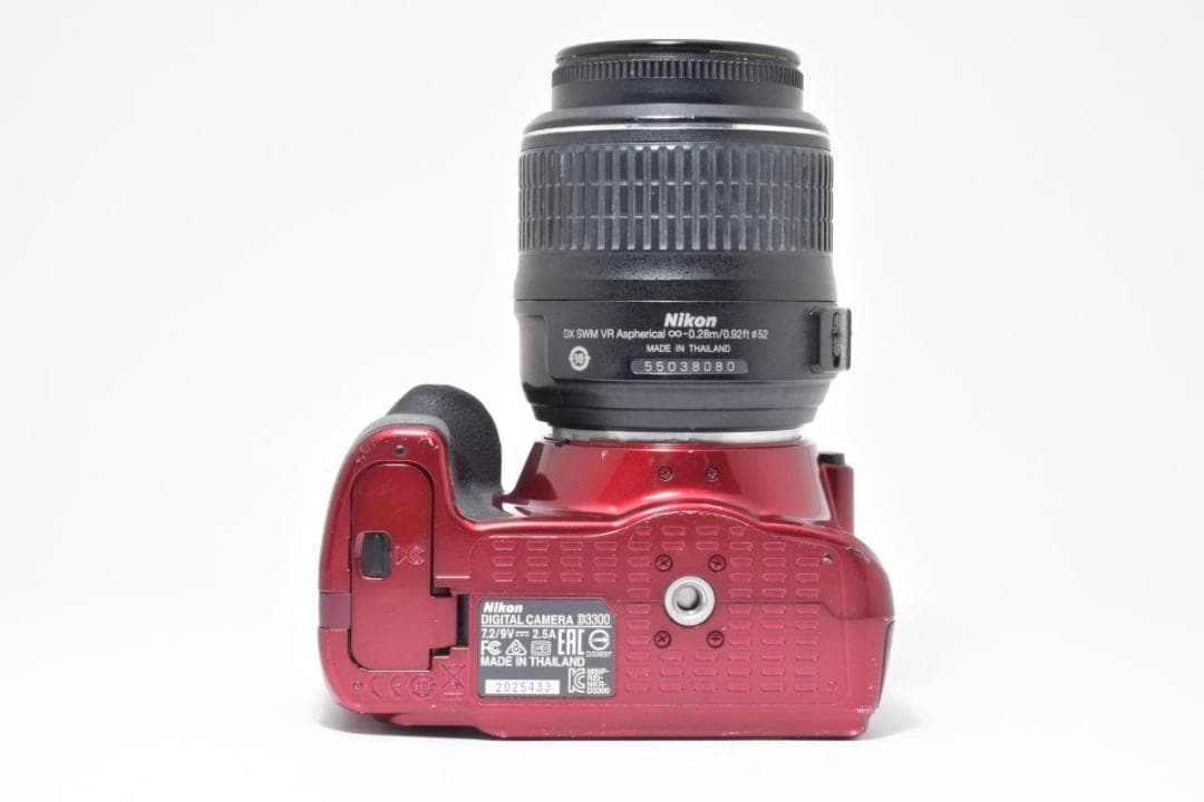 Nikon ニコン D3300 レンズキット レッド デジタル一眼カメラ