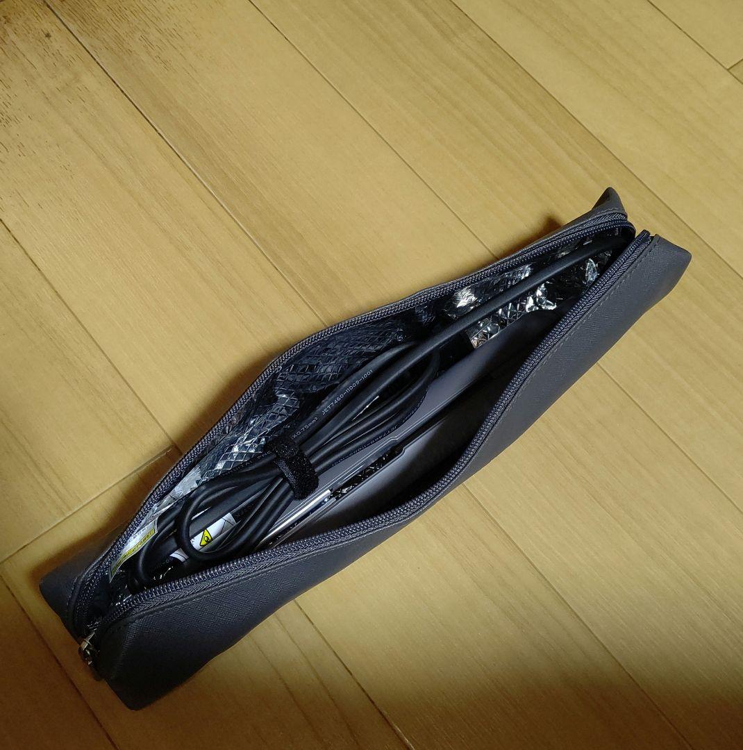 サロニア スムースシャイン ストレートアイロン グレー