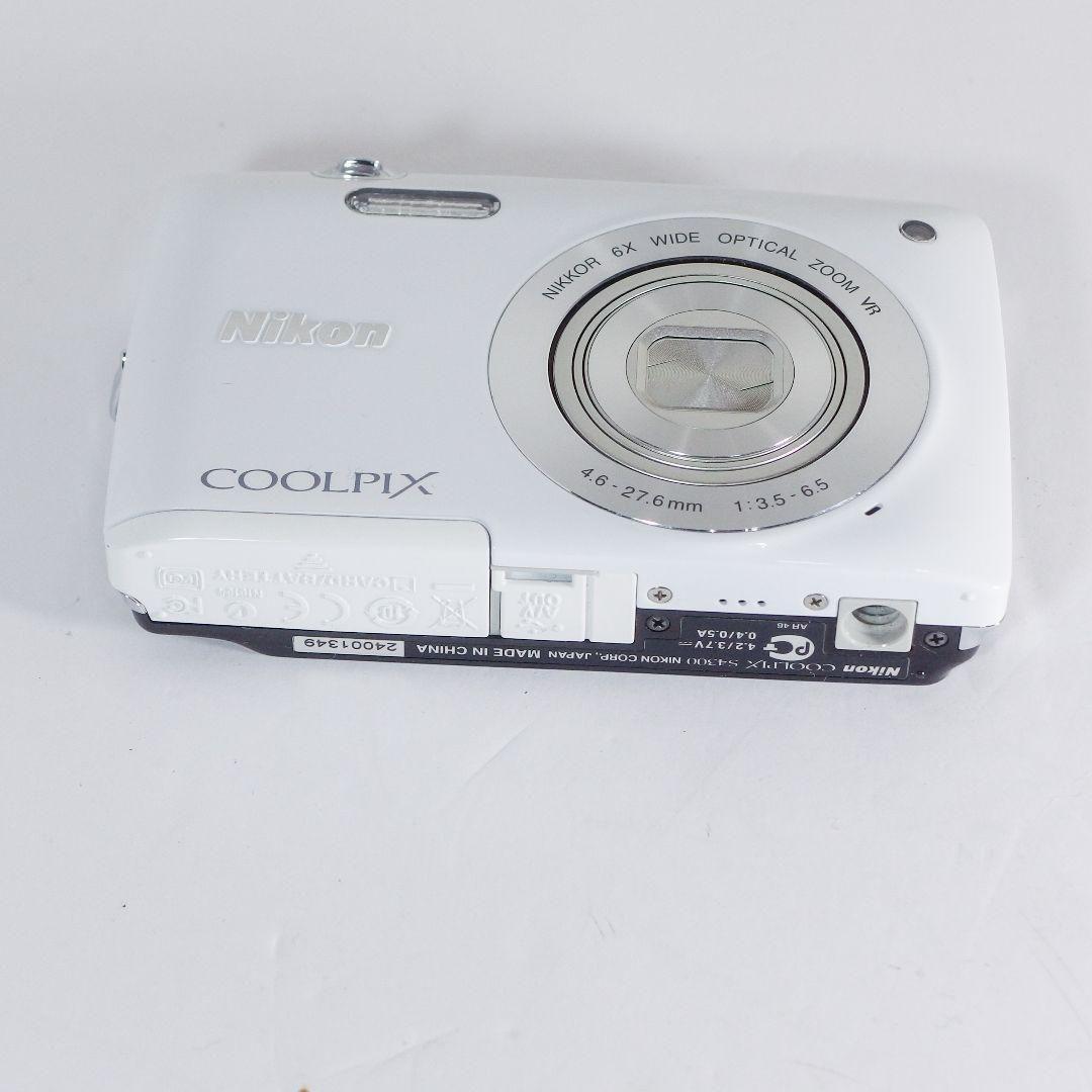 完動美品 ニコン Nikon COOLPIX S4300 付属品付 ホワイト