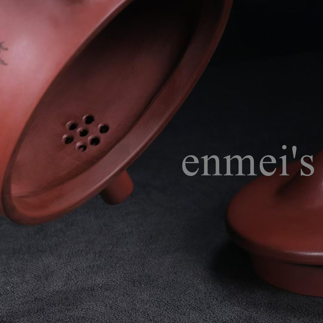 中国古美術・宜興原鉱清水泥・君德紫砂壺・底款： 顧景舟（制壺）・急須・茶壺・茶道