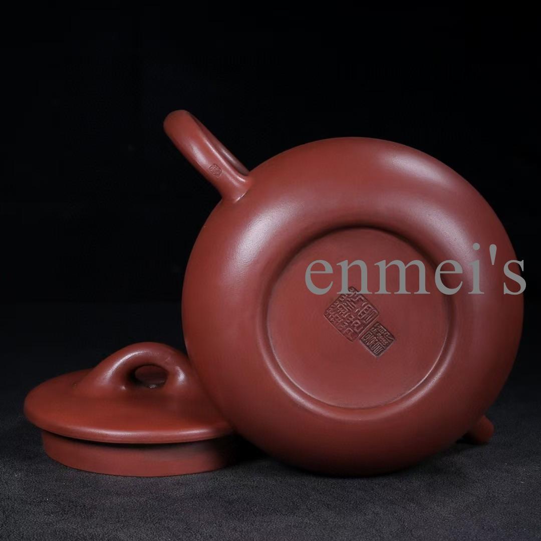 中国古美術・宜興原鉱清水泥・君德紫砂壺・底款： 顧景舟（制壺）・急須・茶壺・茶道