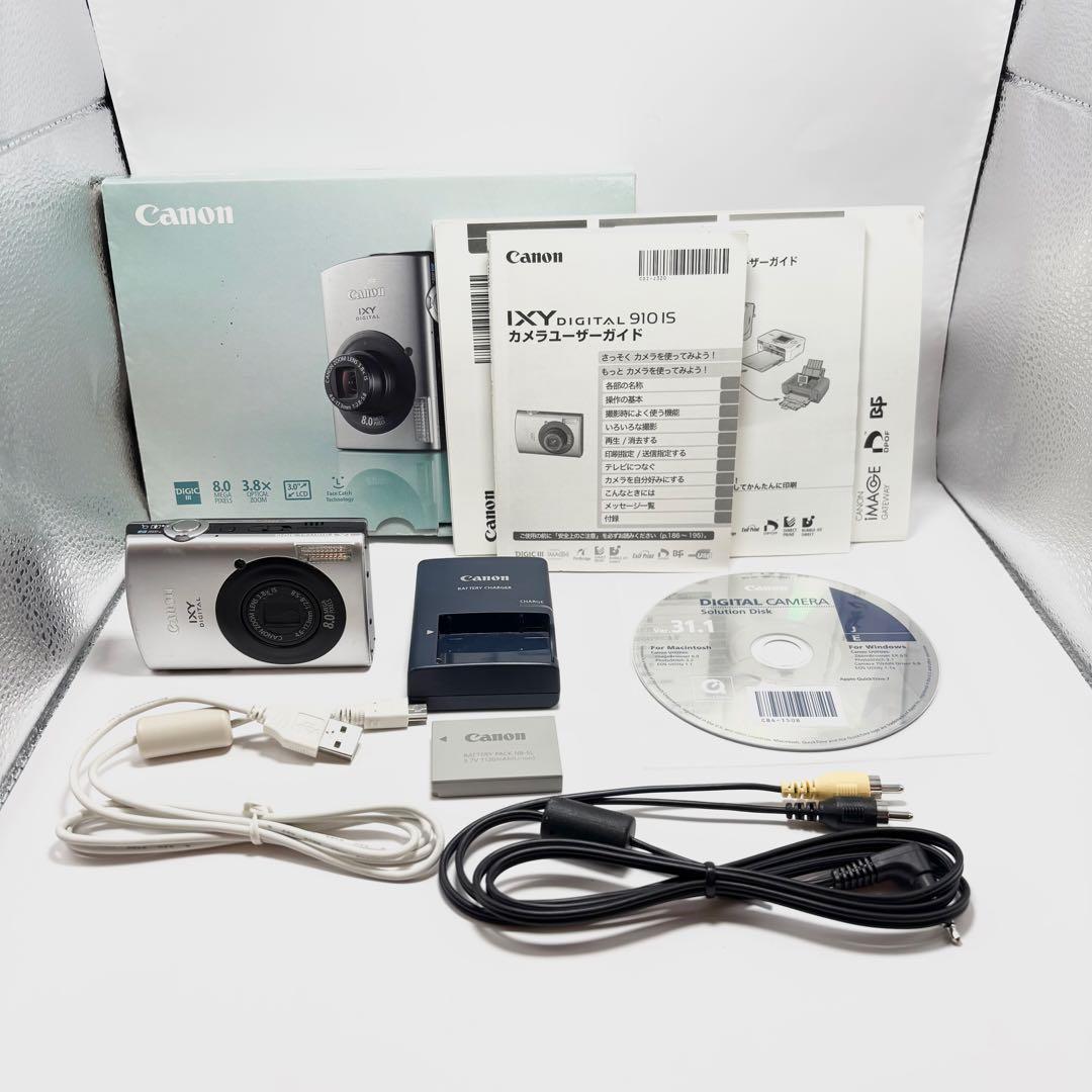 Canon IXY DIGITAL 910 IS シルバー PC1249