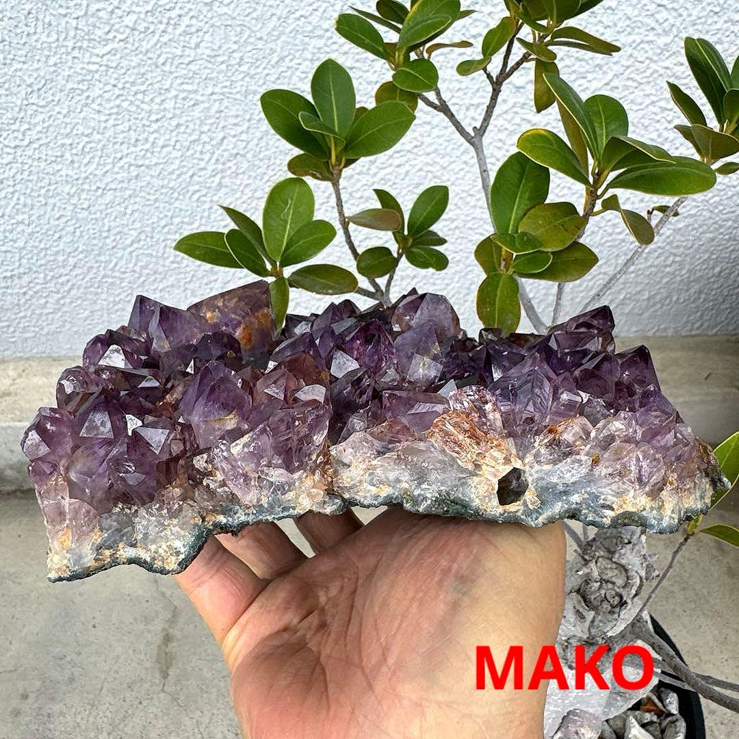M1658☆アメジストクラスター1.8Kg☆天然石　原石