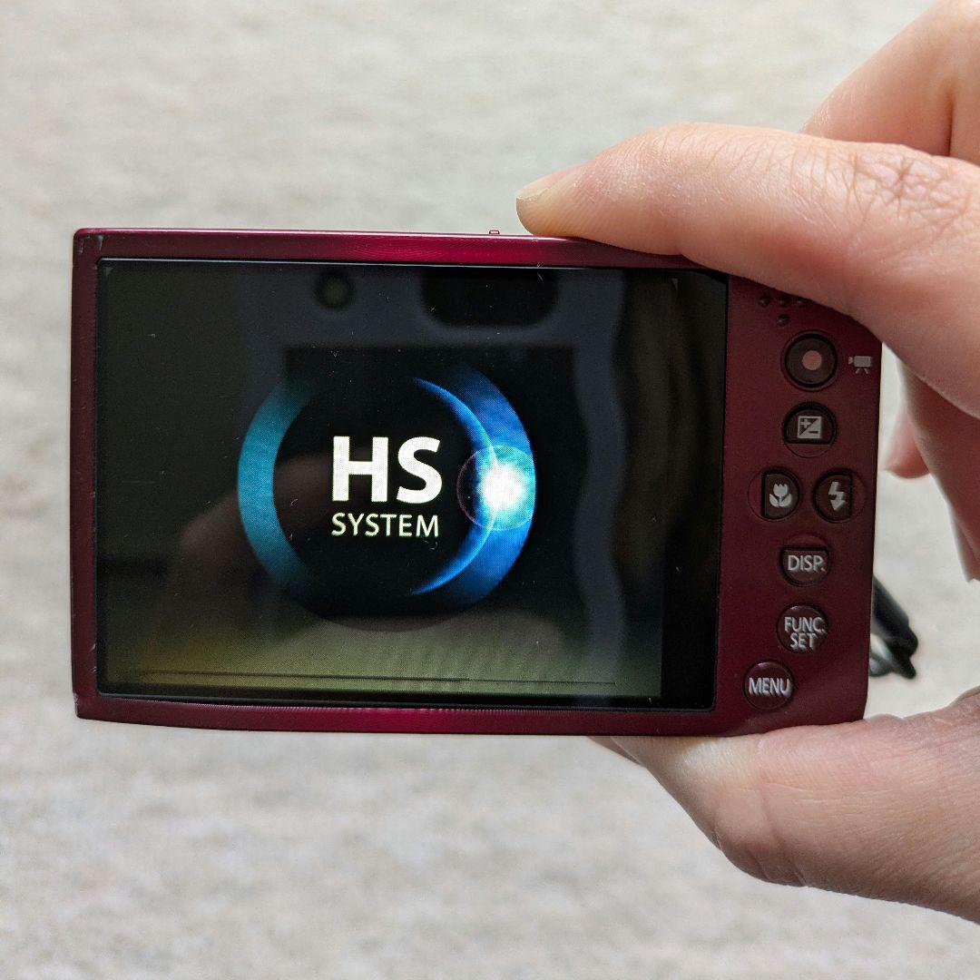 【動作確認済み】 Canon IXY3 レッド コンパクトデジタルカメラ