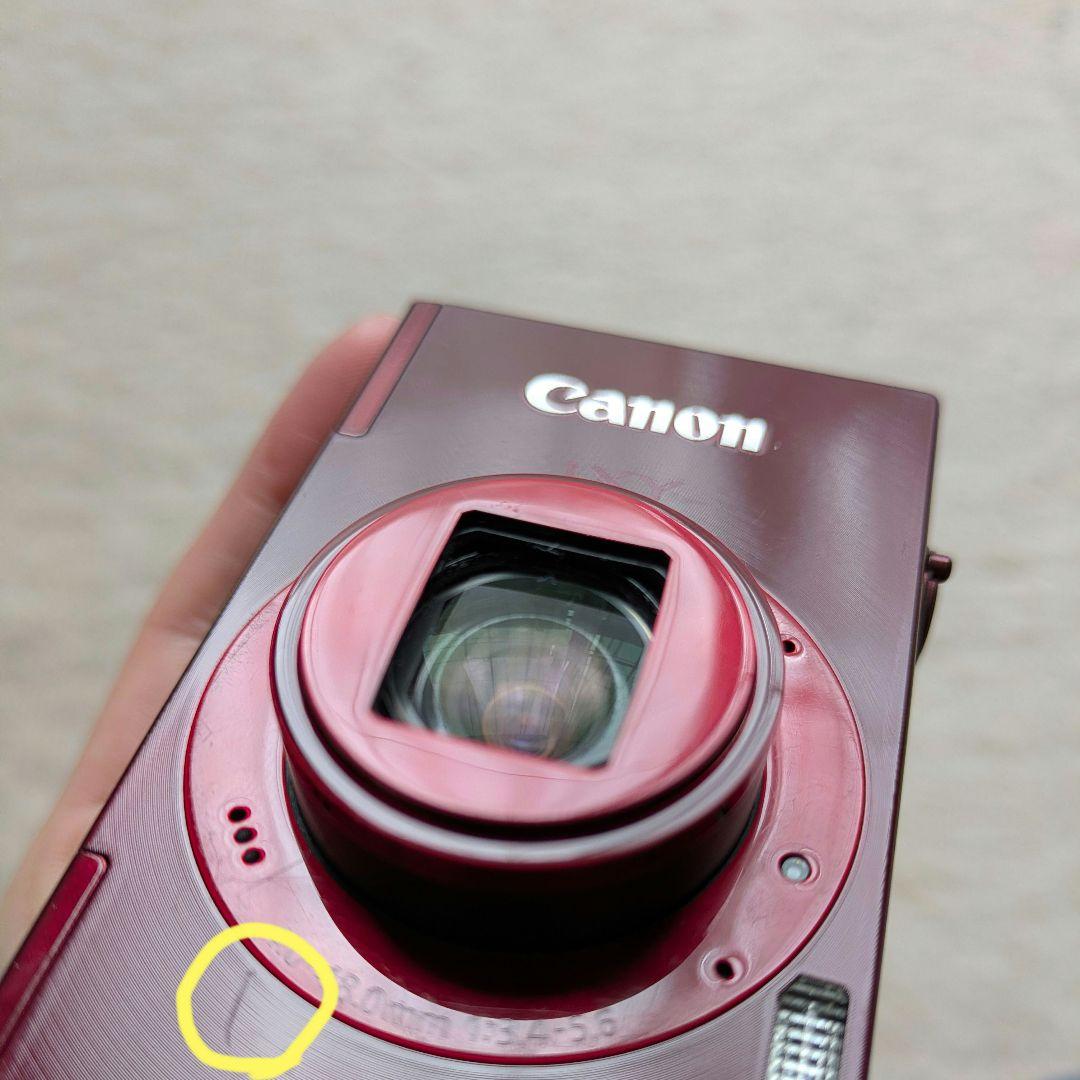 【動作確認済み】 Canon IXY3 レッド コンパクトデジタルカメラ