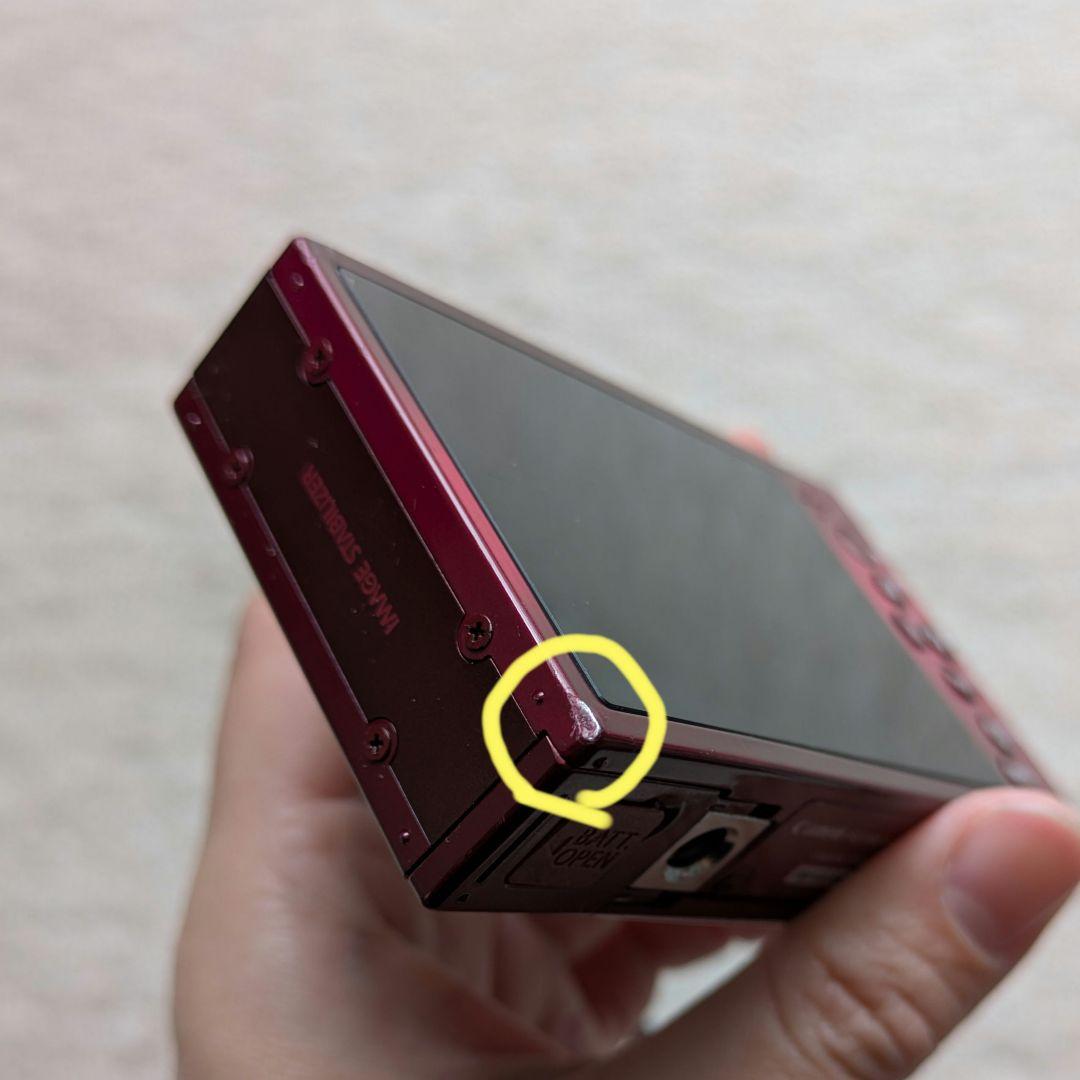 【動作確認済み】 Canon IXY3 レッド コンパクトデジタルカメラ