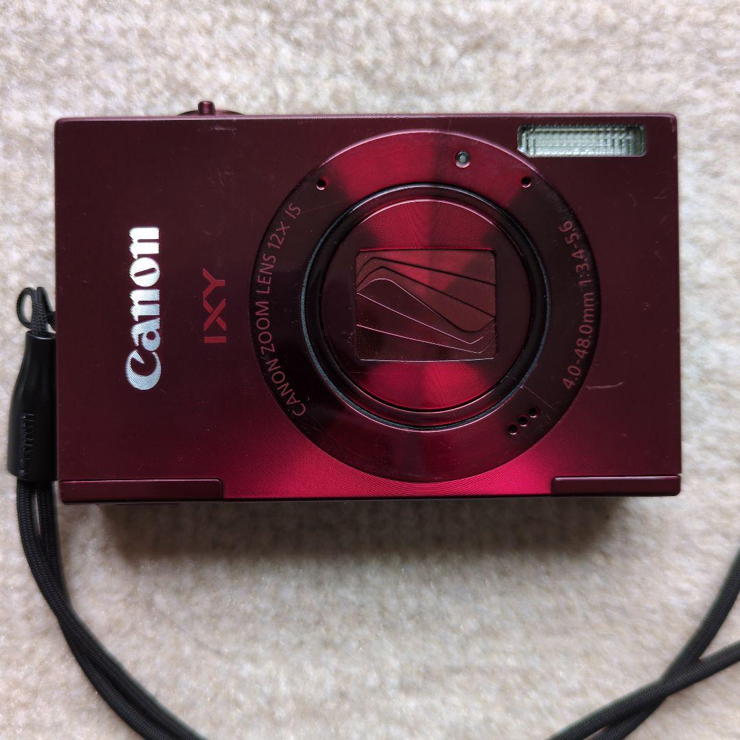 【動作確認済み】 Canon IXY3 レッド コンパクトデジタルカメラ