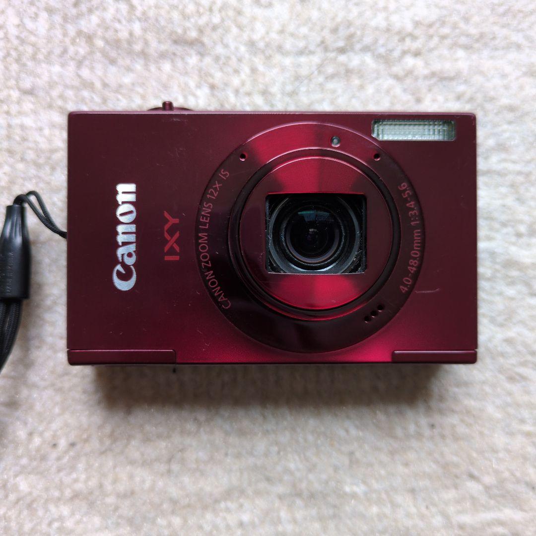 【動作確認済み】 Canon IXY3 レッド コンパクトデジタルカメラ