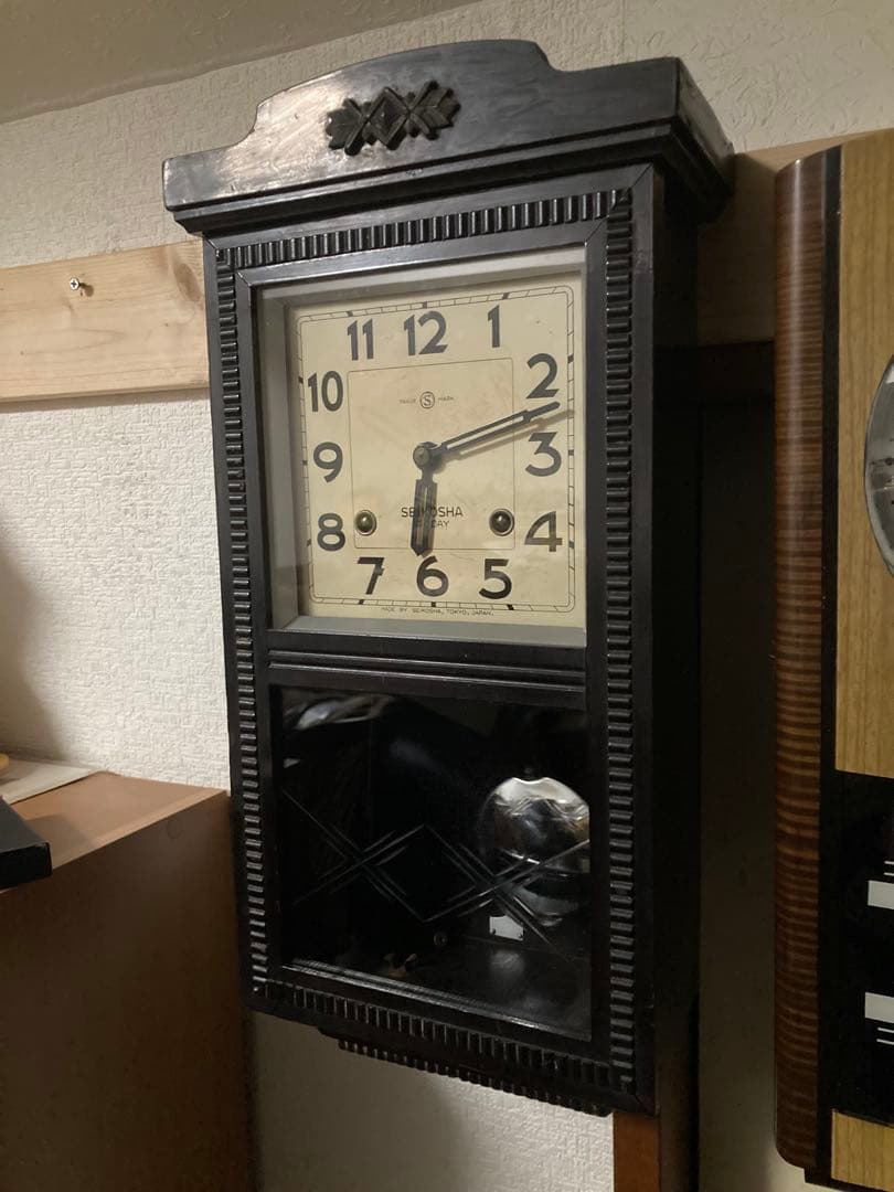 SEIKOSHA 精工舎振り子時計14DAY 本打ち式 和音ボンボン 修復品
