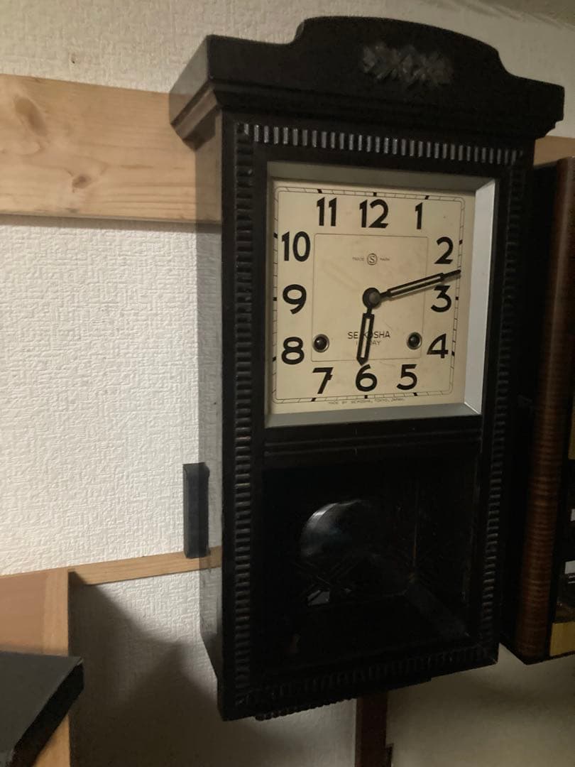 SEIKOSHA 精工舎振り子時計14DAY 本打ち式 和音ボンボン 修復品