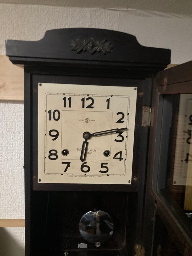 SEIKOSHA 精工舎振り子時計14DAY 本打ち式 和音ボンボン 修復品