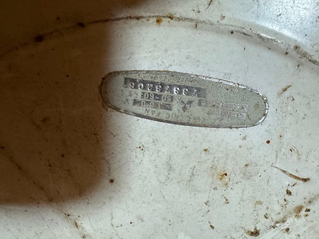 昭和レトロ超希少三菱扇風機RM-35ABお座敷扇ジャンク