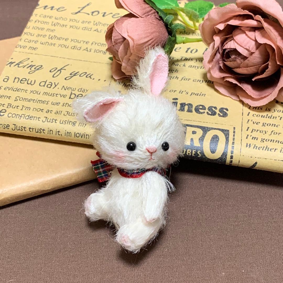T*o様 可愛いうさぎ 小さなうさぎ ハンドメイドぬいぐるみ 白うさぎ