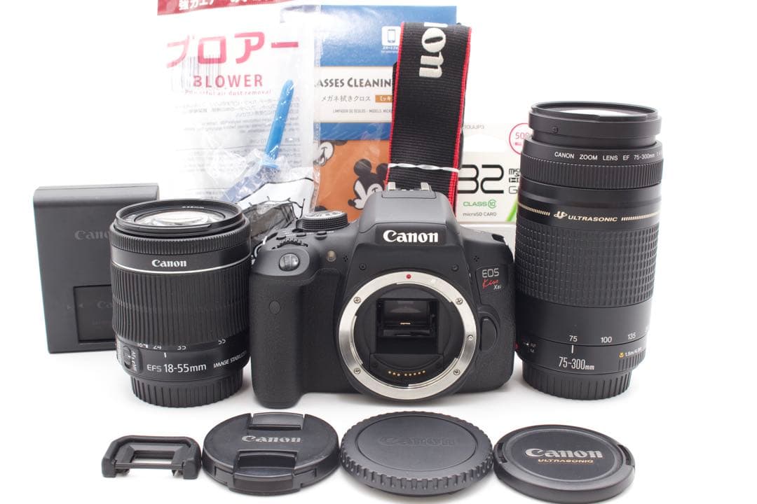 Canon EOS Kiss X8i ダブルレンズ　広範囲をカバー　Wi-Fi