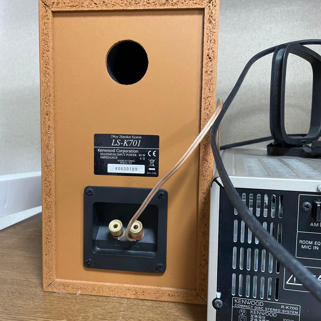 KENWOOD ミニコンポ　R-K700 【ジャンク品】 ケンウッド