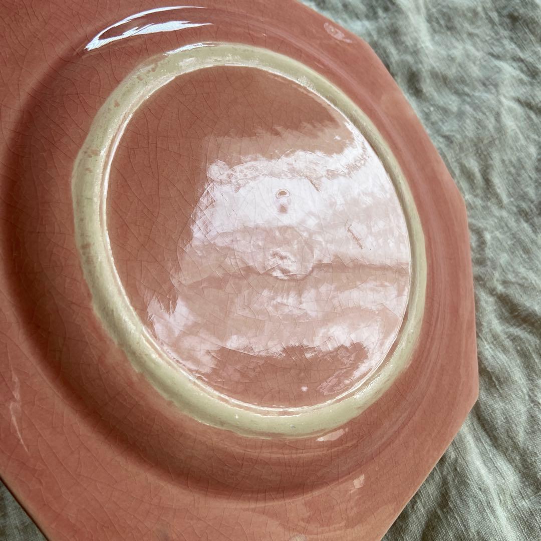 ピンクのオクトゴナル　フランスアンティーク　p26