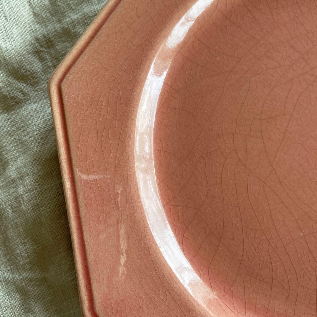 ピンクのオクトゴナル　フランスアンティーク　p26