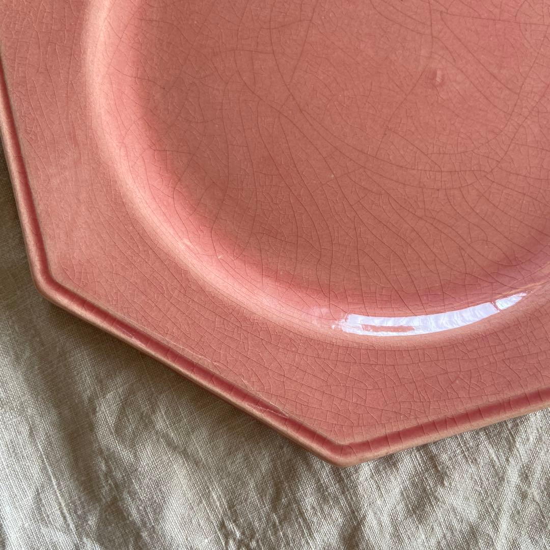 ピンクのオクトゴナル　フランスアンティーク　p26
