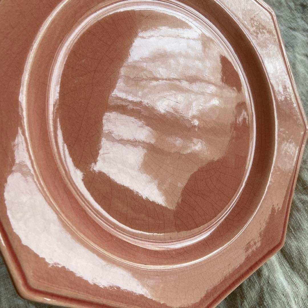 ピンクのオクトゴナル　フランスアンティーク　p26