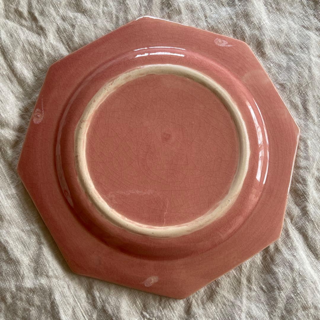 ピンクのオクトゴナル　フランスアンティーク　p26