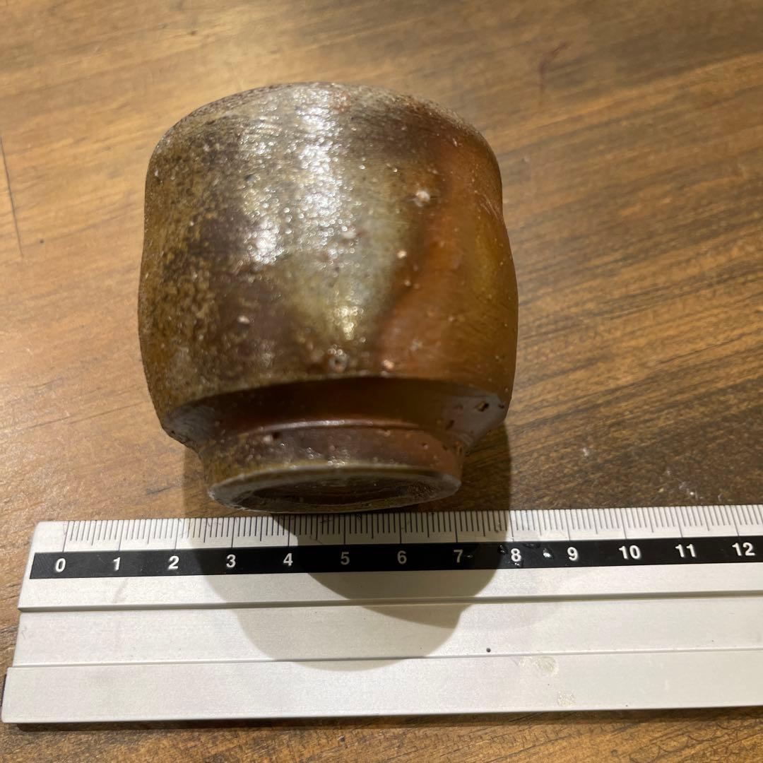 備前焼　森泰司作　ぐい飲み 木箱付き