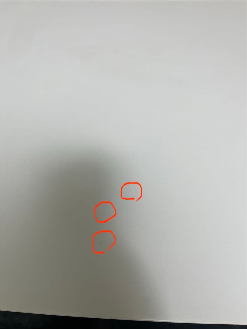 IKEA MICKE ホワイトデスク 2引き出し Qi充電器